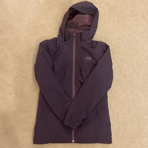 the north face shearling lined jacket size xs